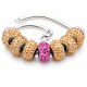 Käevõru naistele DiamondSky „BeCharmed Pavé IV (Jonquil & Fuchsia)“ Swarovski® kristallidega