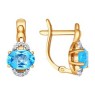 14K Solid gold diamond earrings