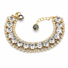 Käevõru naistele DiamondSky „Crystal Shackle“ Swarovski kristallidega