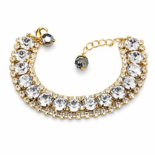 Bracelet “Crystal Shackle” embellished with Crystals by Swarovski®