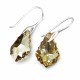 Naiste kõrvarõngad Diamond Sky „Baroque IV (Golden Shadow)“ koos Swarovski kristallidega