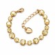 Käevõru naistele DiamondSky „Klassika IV (Golden Shadow)“ Swarovski kristallidega