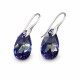 Naiste kõrvarõngad Diamond Sky „Baroque IV (Tanzanite AB)“ koos Swarovski kristallidega