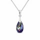 Hõbekullantsipp „Barokk (Tanzanite AB)“ Swarovski® kristallidega