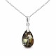 Hõbekaunistus „Baroque (Silver Night)“ 925 hõbedast Swarovski® kristallidega