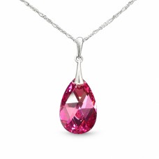 Hõbekulon „Barokk (Rose Comet Argent Light)“ 925 hõbedast Swarovski kristallidega
