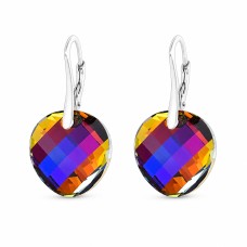 Naiste kõrvarõngad Diamond Sky „Moon (Volcano)“ koos Swarovski kristallidega