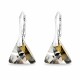 Naiste kõrvarõngad Diamond Sky „Osiris (Silver Night)“ koos Swarovski kristallidega