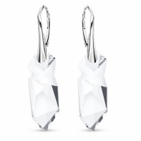 925 Sterling Silver Earrings “Kaputt” dazzling with Crystals by Swarovski®