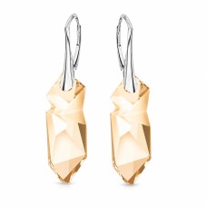 Naiste kõrvarõngad Diamond Sky „Kaputt (Golden Shadow)„ koos Swarovski kristallidega