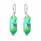 Naiste kõrvarõngad Diamond Sky „Kaputt (Scarabaeus Green)„ koos Swarovski kristallidega