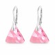 Naiste kõrvarõngad Diamond Sky „Osiris (Light Rose)“ koos Swarovski kristallidega