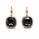 Earrings “Vintage V (Graphite)” created with Crystals by Swarovski®