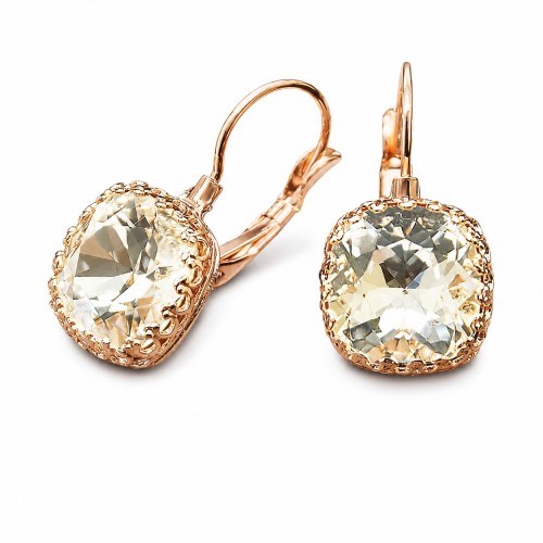 Kõrvarõngad „Vintage V2“ Swarovski® kristallidega