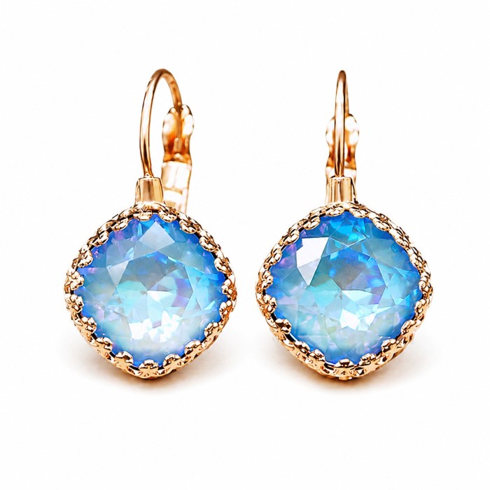 Kõrvarõngad „Vintage IV (Ocean DeLite)“ Swarovski® kristallidega