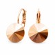 Kõrvarõngad naistele DiamondSky „Clarice II“ (Rose Gold) Swarovski® kristallidega