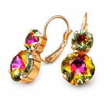 Earrings “Glare VI” (Volcano) created with Crystals by Swarovski®