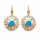 Серьги «Кларис IX (Aurora Borealis)» с кристаллами Swarovski®