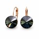 Naiste kõrvarõngad Diamond Sky „Clarice II (Graphite)“ koos Swarovski kristallidega
