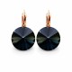 Naiste kõrvarõngad Diamond Sky „Clarice II (Graphite)“ koos Swarovski kristallidega