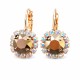 Kõrvarõngad „Glory II (Rose Gold)“ Swarovski® kristallidega