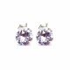 Naiste kõrvarõngad Diamond Sky „Classic II (Violet)“ koos Swarovski kristallidega