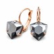 Naiste kõrvarõngad Diamond Sky „Bermuda Triangle (Light Chrome)“ koos Swarovski kristallidega