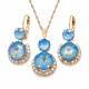 Ehtekomplekt naistele „Clarice VI (Ocean DeLite)“ Swarovski® kristallidega