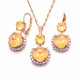 Ehtekomplekt naistele „Clarice VI (Peach DeLite)“ Swarovski® kristallidega