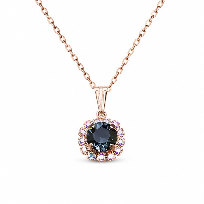 Ehtekomplekt naistele DiamondSky „Glory II“ (Graphite) Swarovski® kristallidega