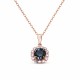 Ehtekomplekt naistele DiamondSky „Glory II“ (Graphite) Swarovski® kristallidega