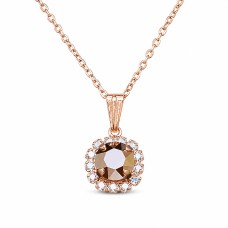 Pendant “Glory (Rose Gold)” created with Crystals by Swarovski®