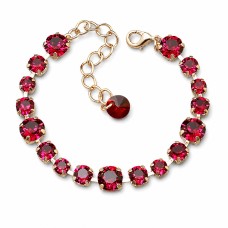 Браслет "Классика II (Ruby)" с кристаллами Swarovski®
