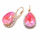 Kõrvarõngad „Celestial Drop III (Lotus Pink DeLite)“ Swarovski® kristallidega