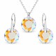 Hõbedane ehtekomplekt naistele „Marianne (Shimmer)“ Swarovski® kristallidega