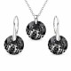 Hõbedane ehtekomplekt naistele „Marianne (Silver Night)“ Swarovski® kristallidega