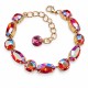 Käevõru naistele DiamondSky „Chic II (Light Siam Shimmer)“ Swarovski kristallidega