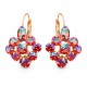 Kõrvarõngad „Splendor (Light Siam Shimmer)“ Swarovski® kristallidega