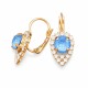 Серьги «Дива (Ocean DeLite)» с кристаллами Swarovski®