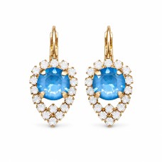 Naiste kõrvarõngad Diamond Sky „Diva (Ocean DeLite)“ koos Swarovski kristallidega