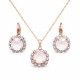 Jewelry Set “Glory II (Powder Rose)” created with Crystals by Swarovski®