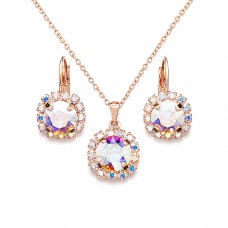 Ehtekomplekt naistele „Glory II (Aurora Borealis)“ Swarovski® kristallidega