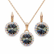  Komplekt „Clarice III (Graphite)“ koos Swarovski® kristallidega