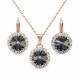 Комплект «Кларис III (Graphite)» с кристаллами Swarovski®