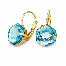 Earrings “Fantasy” (Aquamarine) created with Crystals by Swarovski®