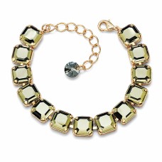 Käevõru naistele DiamondSky „Imperial (Metallic Light Gold)“ Swarovski kristallidega