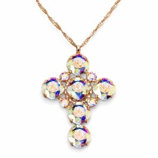 Pendant “Glamour (Aurora Borealis)” created with Crystals by Swarovski®