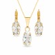 Женский комплект «Энигма» с кристаллами Swarovski®