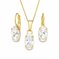 Ehtekomplekt naistele „Enigma“ Swarovski® kristallidega