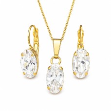 Ehtekomplekt naistele „Enigma“ Swarovski® kristallidega